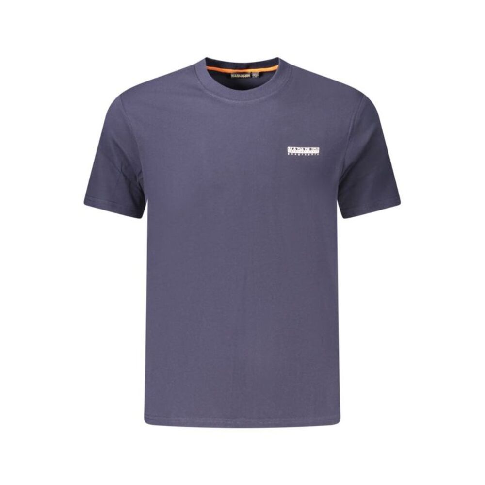 Napapijri Blue Cotton Men Men's T-Shirt